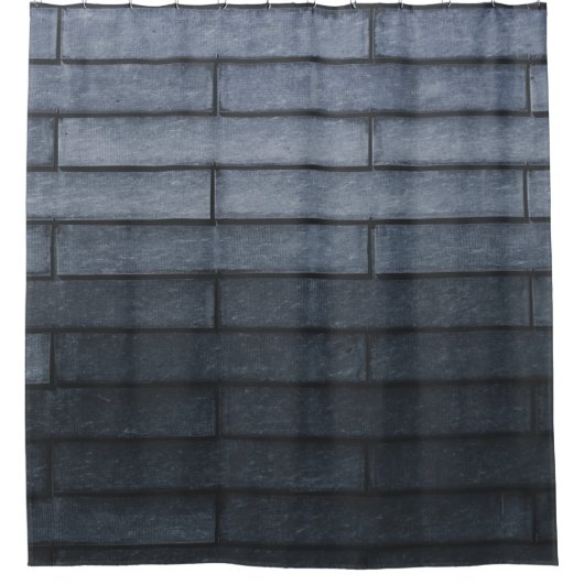 Sluiting van de grijze muur douchegordijn (Voorkant)