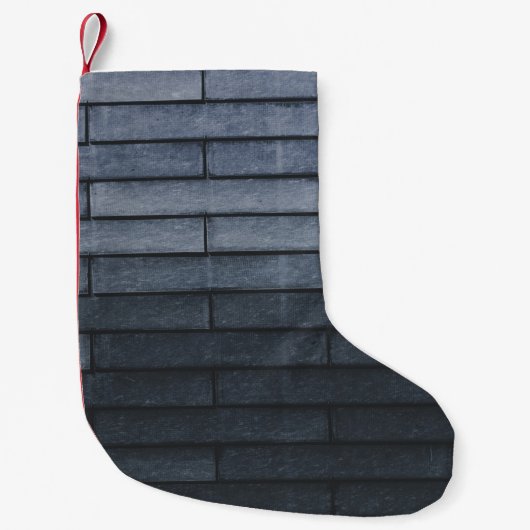 Sluiting van de grijze muur kleine kerstsok (Voorkant)