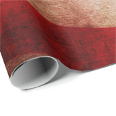 Sluiting van de grote Amerikaanse vlagamerikaan Cadeaupapier (Rol Hoek)