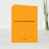 SLUITING VAN DE HALLOWEEN NACHT-kaart Kaart (Achterkant)