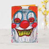 SLUITING VAN DE HALLOWEEN NACHT-kaart Kaart (Gele Bloem)