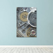 Sluiting van de horlogeuitrusting canvas afdruk (Insitu (Houten vloer))