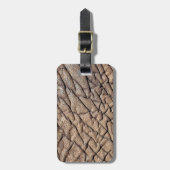 Sluiting van de huidskleur van de Afrikaanse olifa Bagagelabel (Voorkant verticaal)