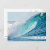 Sluiting van de ijskolf op Tahiti Briefkaart (Voorkant / Achterkant)