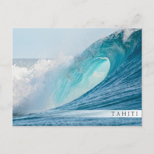 Sluiting van de ijskolf op Tahiti Briefkaart (Voorkant)