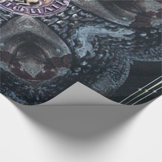 SLUITING VAN DE KNIGHTS-TEMPLAR OP IRON CROSS Blac Cadeaupapier (Hoek)