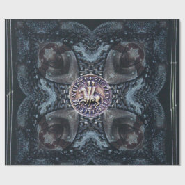 SLUITING VAN DE KNIGHTS-TEMPLAR OP IRON CROSS Blac Cadeaupapier