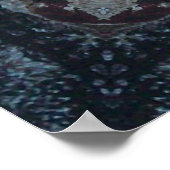 SLUITING VAN DE KNIGHTS-TEMPLAR OP IRON CROSS Blac Poster (Hoek)