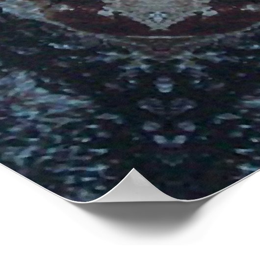 SLUITING VAN DE KNIGHTS-TEMPLAR OP IRON CROSS Blac Poster (Hoek)