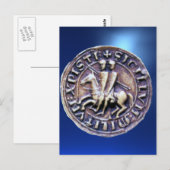 SLUITING VAN DE KNIGHTSTEMPLAR BRIEFKAART (Voorkant / Achterkant)