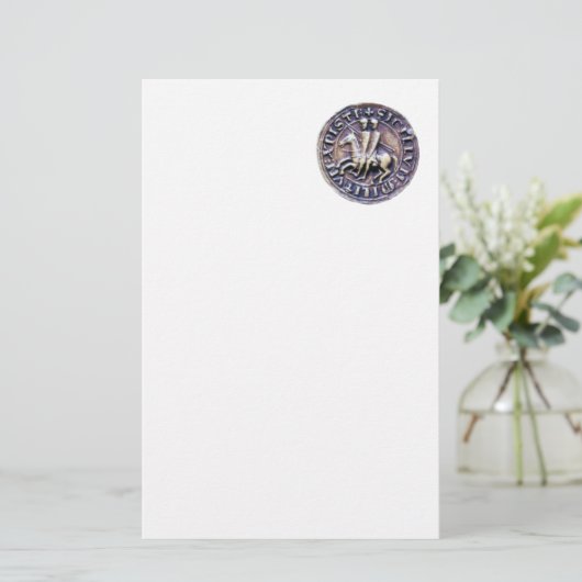 SLUITING VAN DE KNIGHTSTEMPLAR BRIEFPAPIER (Staand voorkant)