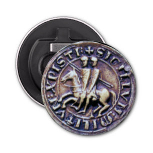 SLUITING VAN DE KNIGHTSTEMPLAR BUTTON FLESOPENER