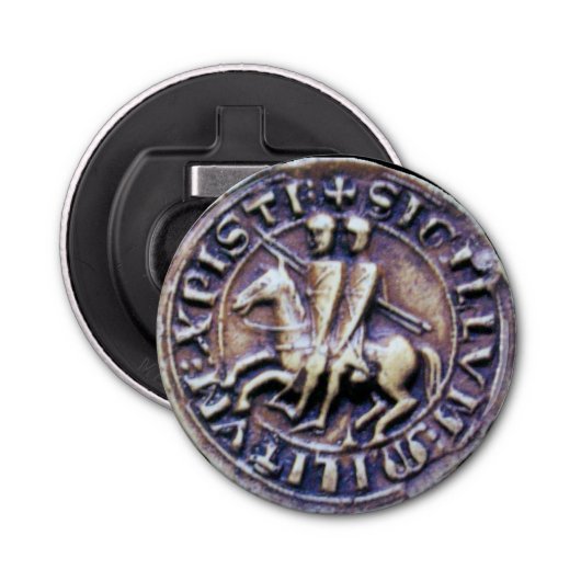 SLUITING VAN DE KNIGHTSTEMPLAR BUTTON FLESOPENER (Voorkant)