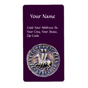 SLUITING VAN DE KNIGHTSTEMPLAR ETIKET