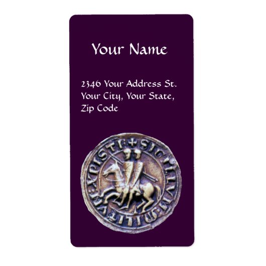 SLUITING VAN DE KNIGHTSTEMPLAR ETIKET (Voorkant)