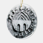 SLUITING VAN DE KNIGHTSTEMPLAR KERAMISCH ORNAMENT (Links)