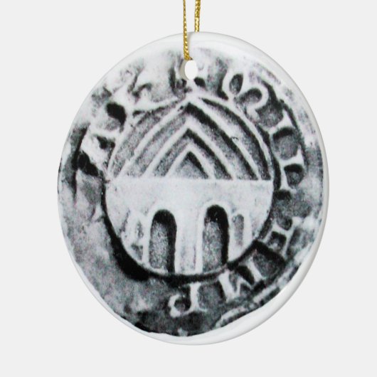 SLUITING VAN DE KNIGHTSTEMPLAR KERAMISCH ORNAMENT (Links)