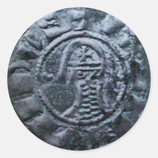 SLUITING VAN DE KNIGHTSTEMPLAR RONDE STICKER (Voorkant)