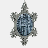 SLUITING VAN DE KNIGHTSTEMPLAR TIN SNEEUWVLOK ORNAMENT (Links)