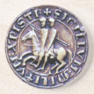 SLUITING VAN DE KNIGHTSTEMPLAR ZANDSTEEN ONDERZETTER