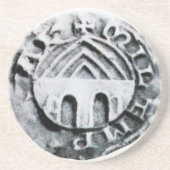 SLUITING VAN DE KNIGHTSTEMPLAR ZANDSTEEN ONDERZETTER (Voorkant)