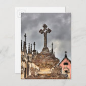 Sluiting van de kruising met de begraafplaats, Por Briefkaart (Voorkant / Achterkant)