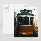 Sluiting van de Lissabon-tram Briefkaart (Voorkant / Achterkant)