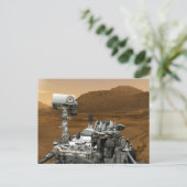 Sluiting van de Mars Curiosity Rover Briefkaart (Staand voorkant)
