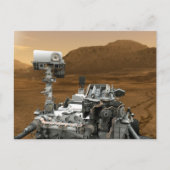 Sluiting van de Mars Curiosity Rover Briefkaart (Voorkant)