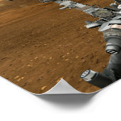 Sluiting van de Mars Curiosity Rover Poster (Hoek)