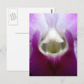 sluiting van de Orchid Flower Briefkaart (Voorkant / Achterkant)