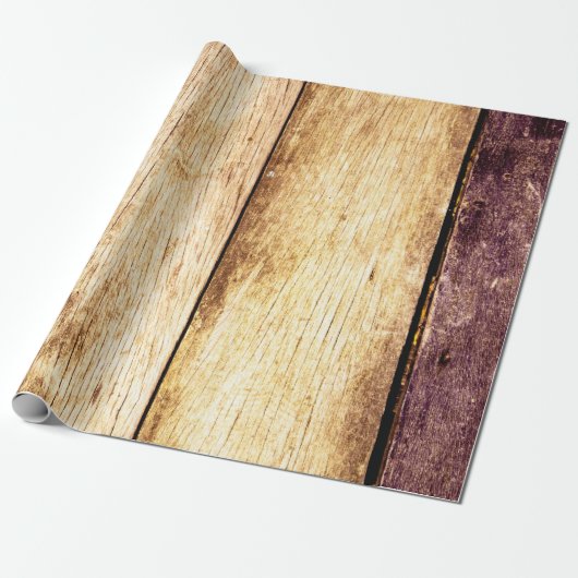 Sluiting van de oude houtextuur backgrondabstract. cadeaupapier (Uitgerold)