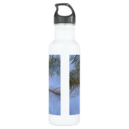 Sluiting van de palmboom waterfles  (Achterkant)