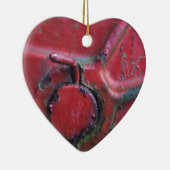 Sluiting van de roodroodroedel keramisch ornament (Rechts)