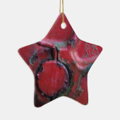 Sluiting van de roodroodroedel keramisch ornament (Rechts)