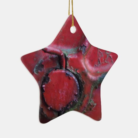 Sluiting van de roodroodroedel keramisch ornament (Rechts)