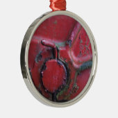 Sluiting van de roodroodroedel metalen ornament (Rechts)