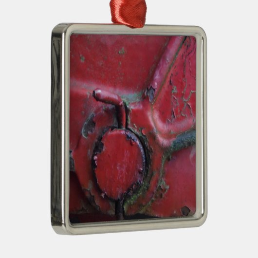 Sluiting van de roodroodroedel metalen ornament (Rechts)