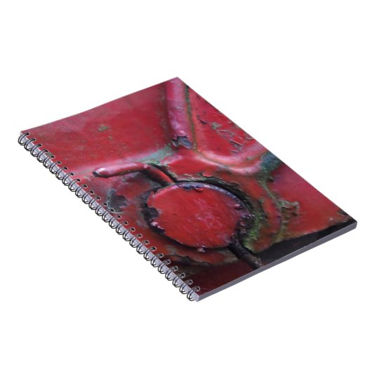 Sluiting van de roodroodroedel notitieboek (Rechterzijde)