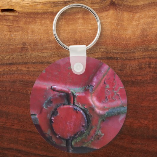 Sluiting van de roodroodroedel sleutelhanger (Voorkant)