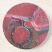 Sluiting van de roodroodroedel zandsteen onderzetter (Voorkant)