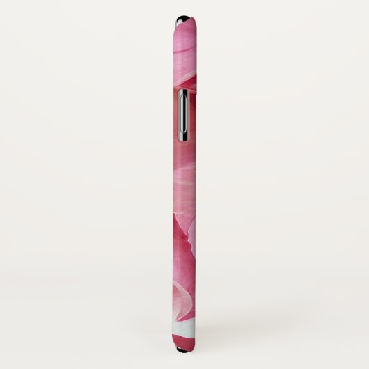 sluiting van de roze hydrangea Case-Mate iPhone case (Achterkant / rechts)