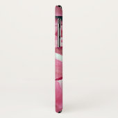 sluiting van de roze hydrangea Case-Mate iPhone case (Achterkant/links)