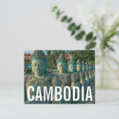 Sluiting van de sculpturen van kunstenaars briefkaart (Staand voorkant)