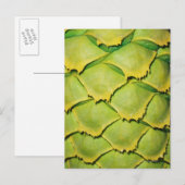 Sluiting van de textuur en het patroon van de trop briefkaart (Voorkant / Achterkant)
