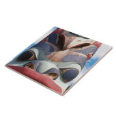 Sluiting van de totempaal in Sitka, Alaska, Vereni Tegeltje (Zijkant)