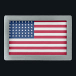 Sluiting van de vlaggengordel gesp<br><div class="desc">De sluiting van de gordel wordt getoond met een patriottische usa-markering. Pas dit object aan of koop zoals het is.</div>