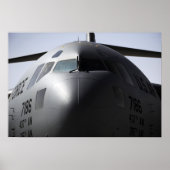Sluiting van de voorzijde van een C-17 Globemaster Poster (Voorkant)