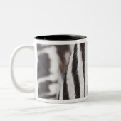 Sluiting van de zebra tweekleurige koffiemok (Links)
