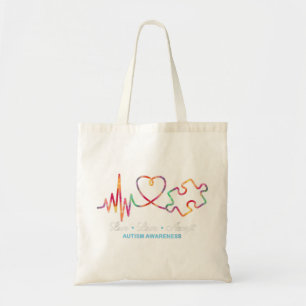 Sluiting van drawstringLive Love Accept Autism Awa Tote Bag